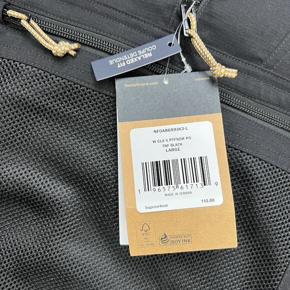 The North Face Size Large Womens TNF Black Class V Pullover $110 - Picture 15 of 16